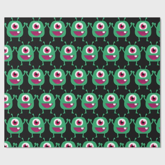 Alien Wrapping Paper Geschenkpapier (Flach)