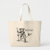 Alien Writer's Jumbo Tote Bag Stoffbeutel (Vorne)