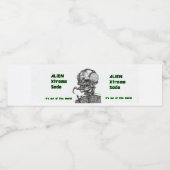 Alien X Soda Wasserflaschenetikett (Einzelnes Label)