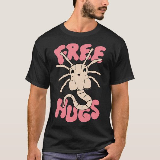 Alien Xenomorph Free Hugs T-Shirt (Vorderseite)