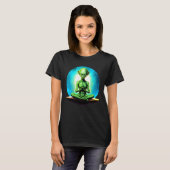 Alien-Yoga T-Shirt (Vorne ganz)