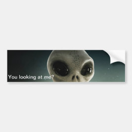 Alien, "You looking at me?" Car Sticker. Autoaufkleber
