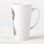Alien zeigt das Hand Peace Zeichen 1 Milchtasse (Rechts)
