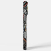 Alien zeigt kosmische Muster an Case-Mate iPhone Hülle (Rückseite / Rechts)