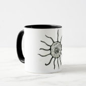 Alien-Zellen-Tasse Tasse (Vorderseite Links)