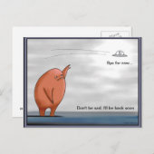 Alien zum Abschied - Postkarte (Vorne/Hinten)