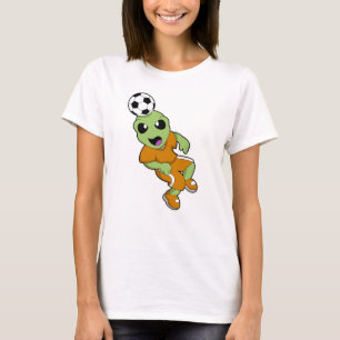 Alien zum Fußball T-Shirt
