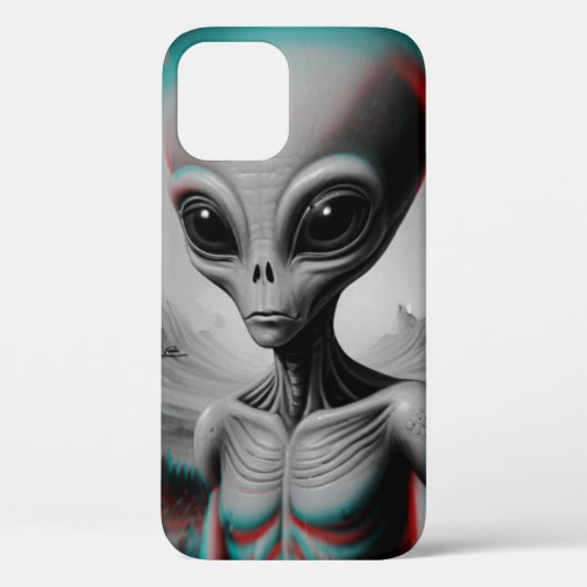 Alien zum Thema iPhone 12 Gehäuse Case-Mate iPhone Hülle (Rückseite)