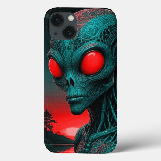 Alien zum Thema iPhone 13 Gehäuse Case-Mate iPhone Hülle (Rückseite)