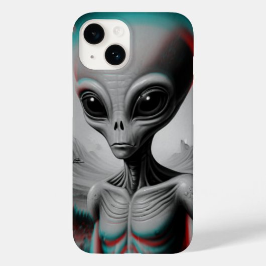 Alien zum Thema iPhone 14 Telefongehäuse Case-Mate iPhone Hülle (Rückseite)