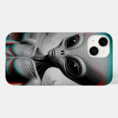 Alien zum Thema iPhone 14 Telefongehäuse Case-Mate iPhone Hülle (Rückseite (Horizontal))