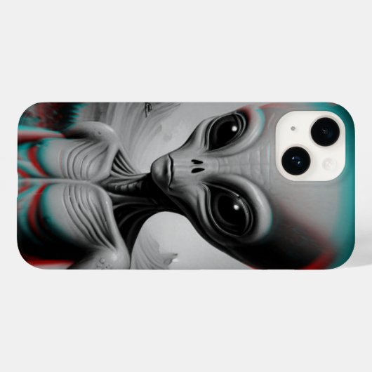 Alien zum Thema iPhone 14 Telefongehäuse Case-Mate iPhone Hülle (Rückseite (Horizontal))