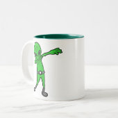 Alien Zweifarbige Tasse (Vorderseite Links)