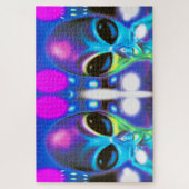 Alien Zwillinge Puzzle (Vertikal)