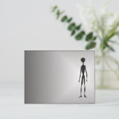 ALIENATED Science Fiction Fantasy Space walk Alien Postkarte (Stehend Vorderseite)