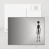 ALIENATED Science Fiction Fantasy Space walk Alien Postkarte (Vorne/Hinten)