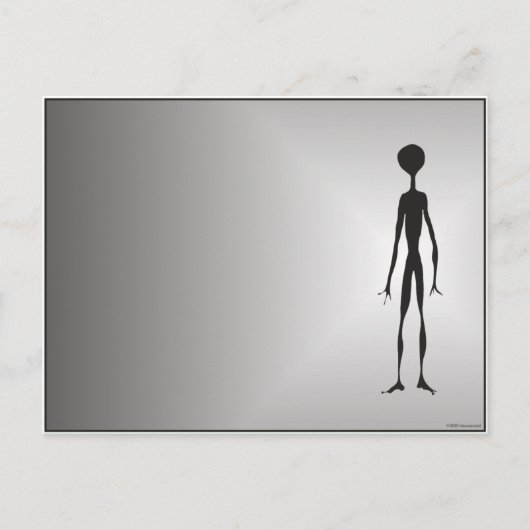 ALIENATED Science Fiction Fantasy Space walk Alien Postkarte (Vorderseite)