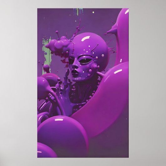 Alienating - Ken Gage Surreal Art Poster (Vorne)