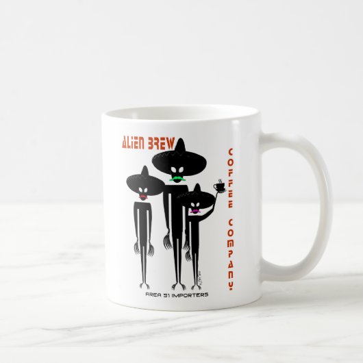 Alienbrew-Kaffee Co. Kaffeetasse (Rechts)