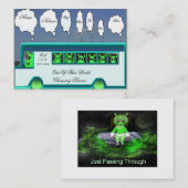 Alienbus-Geschäftskarte Visitenkarte (Vorne/Hinten)