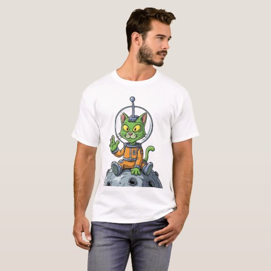 AlienCat T-Shirt (Vorne ganz)
