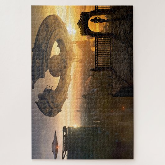 AlienCityscape Puzzle (Vertikal)
