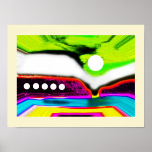 Aliene Landschaft Poster
