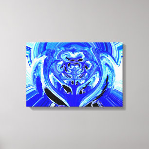 Alienes Wasserkunstwerk Leinwanddruck