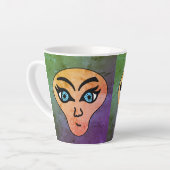 Aliengesicht Milchtasse (Linke Ecke)
