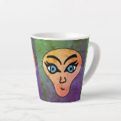 Aliengesicht Milchtasse (Rechte Ecke)