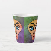 Aliengesicht Milchtasse (Vorderseite)