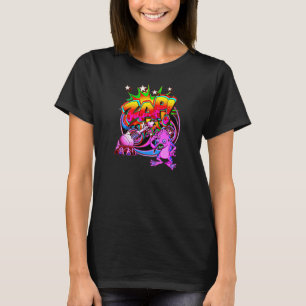 Aliengraffiti-Künstler-T - Shirt
