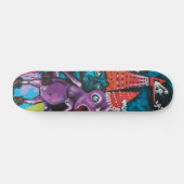 AlienGraffitiSkateboard Skateboard (Horizontal)