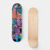 AlienGraffitiSkateboard Skateboard (Vorderseite)
