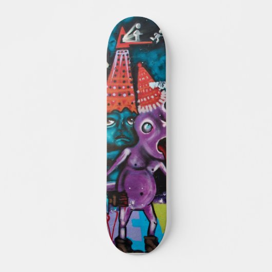AlienGraffitiSkateboard Skateboard (Vorne)