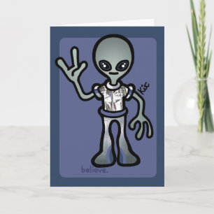 aliengrüße karte