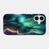 Alienkaninchen iPhone 16 Hülle (Rückseite (Horizontal))
