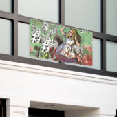 Alienkarten Wunderland Haskaninchen Banner (Äußeres Gebäude)