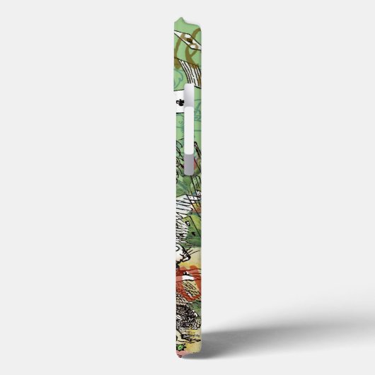 Alienkarten Wunderland Haskaninchen Case-Mate iPhone Hülle (Rückseite / Links)