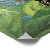 Alienkarten Wunderland Haskaninchen Poster (Ecke)