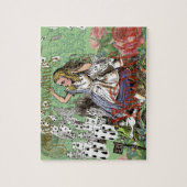 Alienkarten Wunderland Haskaninchen Puzzle (Vertikal)