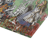 Alienkarten Wunderland Haskaninchen Schneidebrett (Ecke)