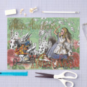 Alienkarten Wunderland Haskaninchen Seidenpapier (Handwerk)