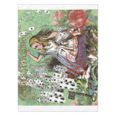 Alienkarten Wunderland Haskaninchen Tischdecke (Vorderseite)