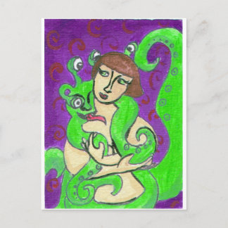 AlienLover Postkarte