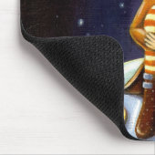 Alienmädchen Mousepad (Ecke)