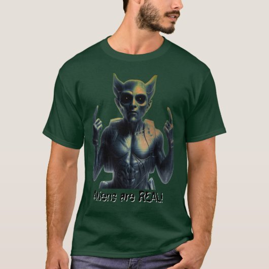 Aliens are REAL! T-Shirt (Vorderseite)