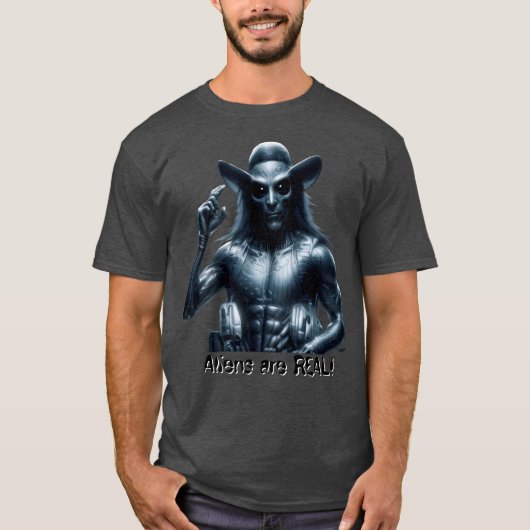 Aliens are REAL! T-Shirt (Vorderseite)