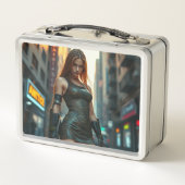 Aliens Dream Girls Metall Brotdose (Rückseite)