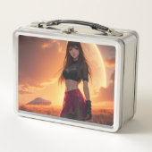 Aliens Dream Girls Metall Brotdose (Vorderseite)